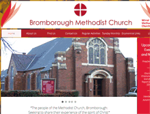 Tablet Screenshot of bromboroughmethodist.org.uk
